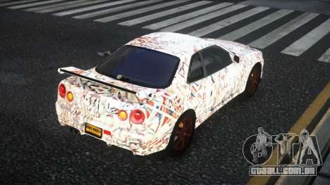 Nissan Skyline R34 Nolia S1 para GTA 4