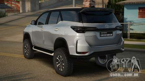 2022 Toyota Fortuner Legender Full interior para GTA San Andreas