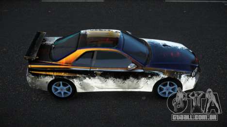 Nissan Skyline R34 Bassty S5 para GTA 4