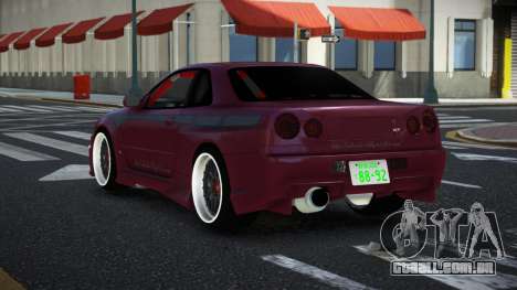 Nissan Skyline R33 Kivojile para GTA 4