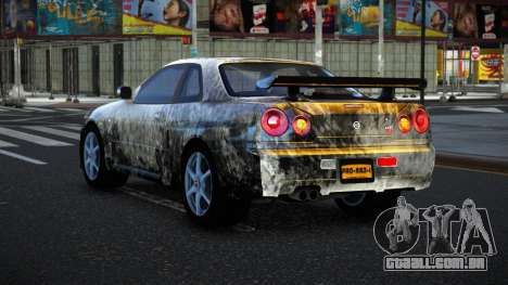 Nissan Skyline R34 Bassty S5 para GTA 4