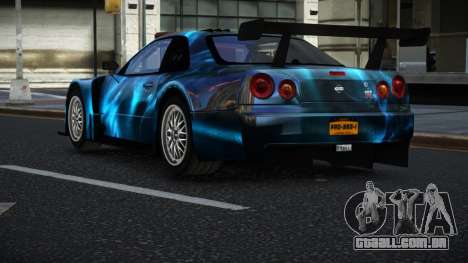 Nissan Skyline R34 GT-R Morley S6 para GTA 4