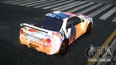 Nissan Skyline R34 Nolia S5 para GTA 4