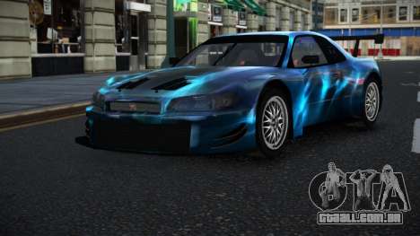 Nissan Skyline R34 GT-R Morley S6 para GTA 4