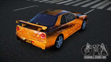 Nissan Skyline R34 Bassty S7 para GTA 4