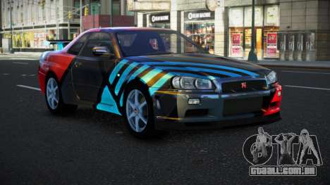 Nissan Skyline R34 Bassty S9 para GTA 4