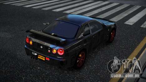 Nissan Skyline R34 Nolia S14 para GTA 4