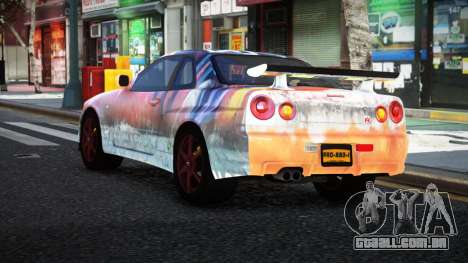 Nissan Skyline R34 Nolia S5 para GTA 4
