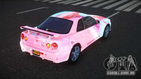 Nissan Skyline R34 Bassty S4 para GTA 4