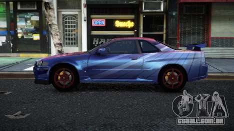 Nissan Skyline R34 Nolia S6 para GTA 4