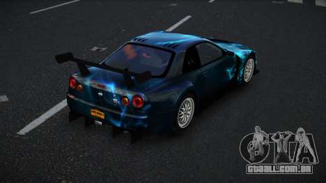 Nissan Skyline R34 GT-R Morley S6 para GTA 4