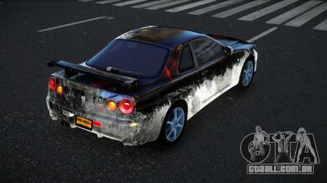 Nissan Skyline R34 Bassty S5 para GTA 4