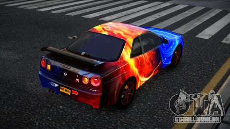 Nissan Skyline R34 Nolia S7 para GTA 4