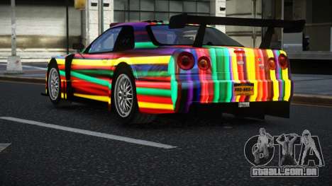 Nissan Skyline R34 GT-R Morley S8 para GTA 4