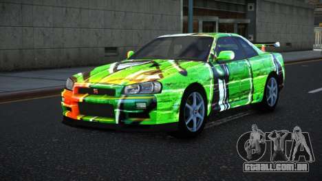 Nissan Skyline R34 Bassty S1 para GTA 4