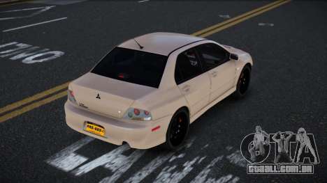 Mitsubishi Lancer Evolution VIII Cuvdiq para GTA 4