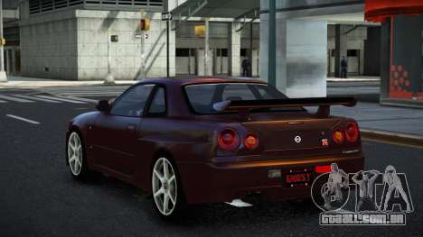 Nissan Skyline R34 Aheg para GTA 4