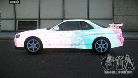 Nissan Skyline R34 Bassty S4 para GTA 4