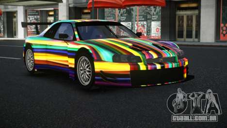 Nissan Skyline R34 GT-R Morley S8 para GTA 4