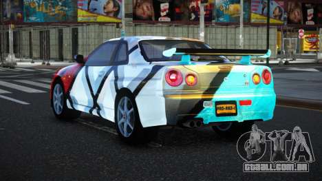 Nissan Skyline R34 Bassty S9 para GTA 4