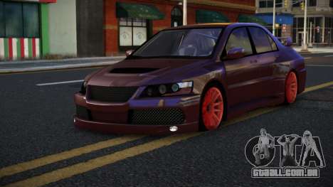 Mitsubishi Lancer Evolution VIII Ecal para GTA 4