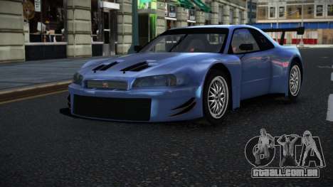 Nissan Skyline R34 GT-R Morley para GTA 4