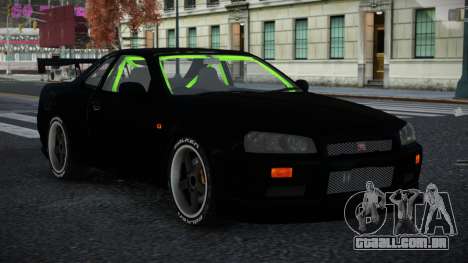 Nissan Skyline R34 Ujon para GTA 4