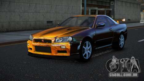 Nissan Skyline R34 Bassty S7 para GTA 4