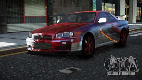 Nissan Skyline R34 Nolia S10 para GTA 4