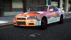 Nissan Skyline R34 Nolia S5 para GTA 4
