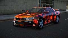 Nissan Skyline R34 Bassty S6 para GTA 4