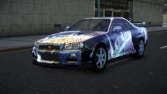 Nissan Skyline R34 Bassty S3 para GTA 4