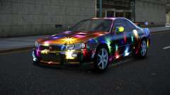 Nissan Skyline R34 Bassty S2 para GTA 4