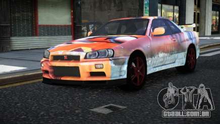Nissan Skyline R34 Nolia S5 para GTA 4