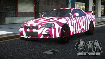 Nissan Skyline R34 Nolia S4 para GTA 4