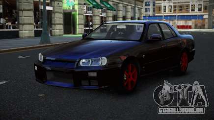 Nissan Skyline R34 Evaw para GTA 4