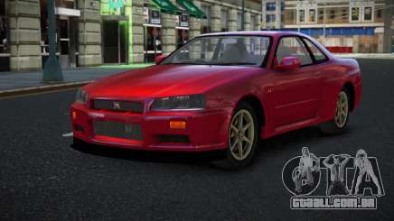 Nissan Skyline R34 Japnuner para GTA 4