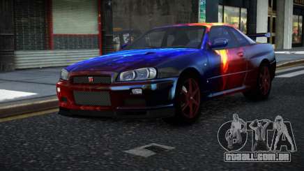 Nissan Skyline R34 Nolia S7 para GTA 4