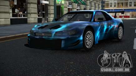 Nissan Skyline R34 GT-R Morley S6 para GTA 4