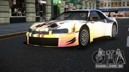 Nissan Skyline R34 GT-R Morley S14 para GTA 4