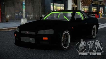 Nissan Skyline R34 Ujon para GTA 4