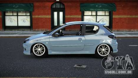 Peugeot 206 Diwaqigo para GTA 4