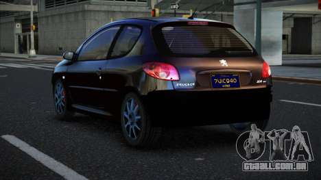 Peugeot 206 Bovejay para GTA 4