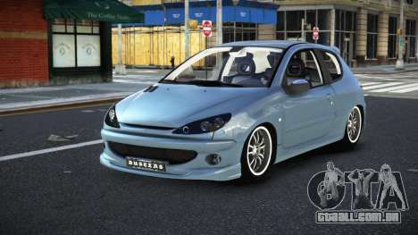 Peugeot 206 Diwaqigo para GTA 4