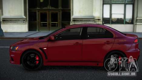 Mitsubishi Lancer Evolution X Rehudi para GTA 4