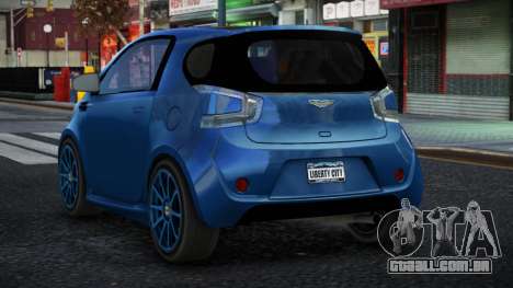 Aston Martin Cygnet Ruvuga para GTA 4