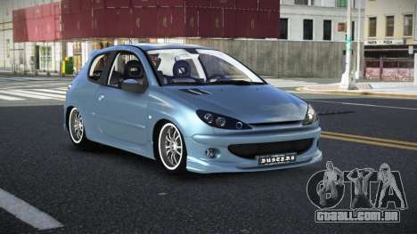 Peugeot 206 Diwaqigo para GTA 4