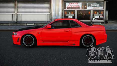 Nissan Skyline R34 Rebeg para GTA 4
