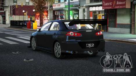 Mitsubishi Lancer Evolution X Wono para GTA 4