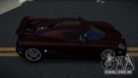 Koenigsegg CCXR Wibedo para GTA 4